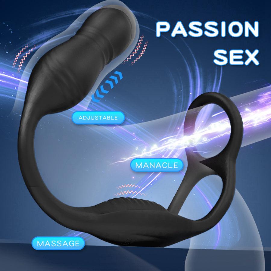 2-In-1 Remote Control Thrusting Anal Vibrator