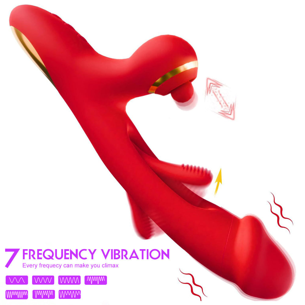 2024 hot sale Thrusting Dildo female Flapping Tapping vibrating vibrator