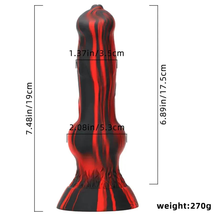 Xinghaoya Silicone Dog Knot Dildo