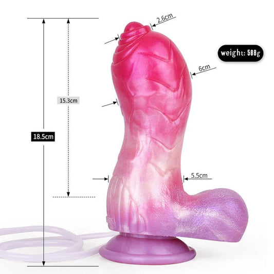 Alien Penis Dildo That Squirt 7 Inches