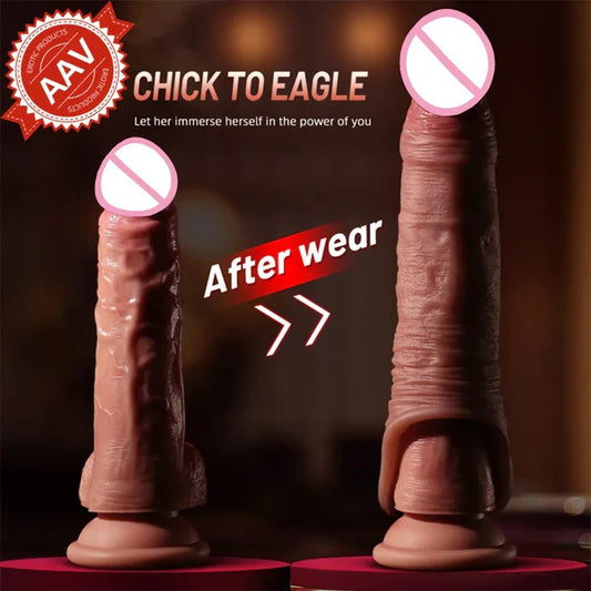 BBC Cock Girthy Sleeve With Ball Ring