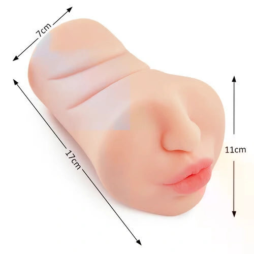 BJ Simulator Face Design Oral Sex Toy