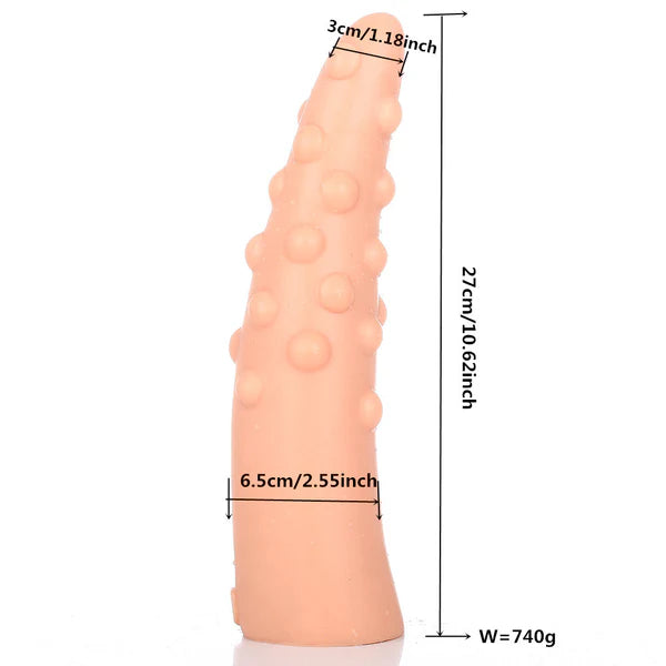 Monster Rhino Dildo Fantasy Ribbed Design