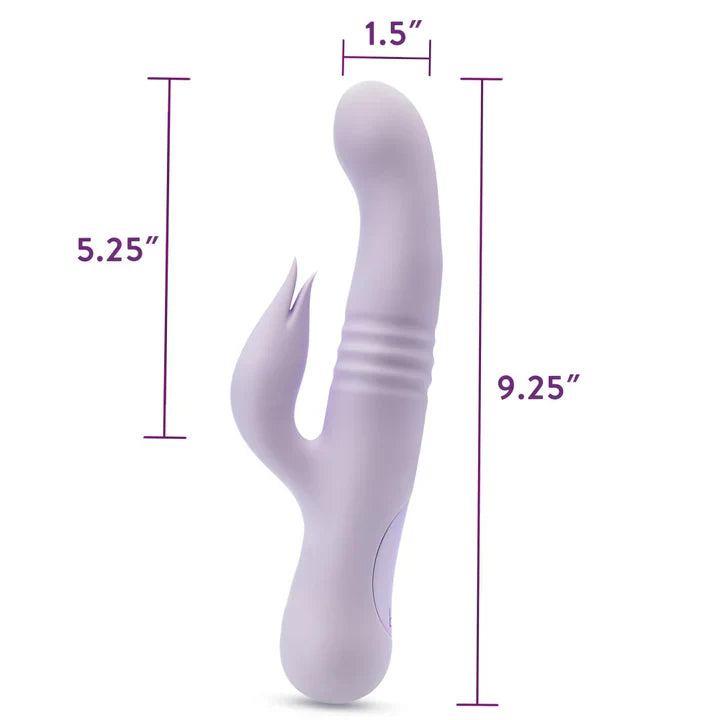 Blush Rylee 9.25 Inch G Spot Clitoral Dual Stimulation Rabbit Vibrator