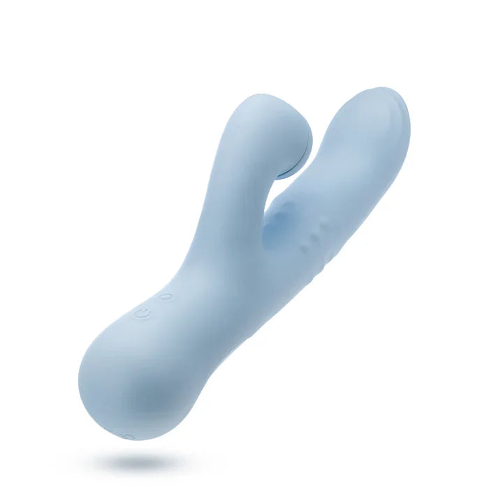 Blush Devin 9.25 Inch G Spot Clitoral Dual Stimulation Rabbit Vibrator