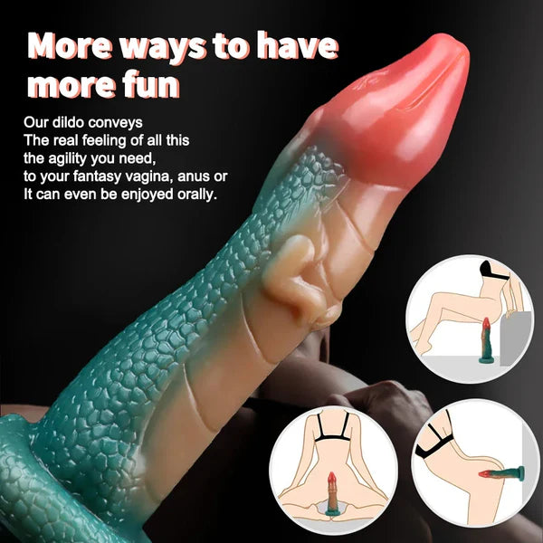 Fantasy Lizard Dildo Lifelike Texture