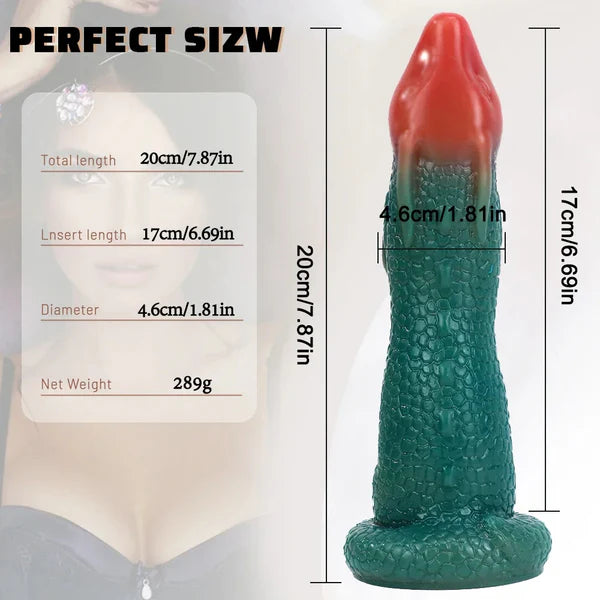 Fantasy Lizard Dildo Lifelike Texture