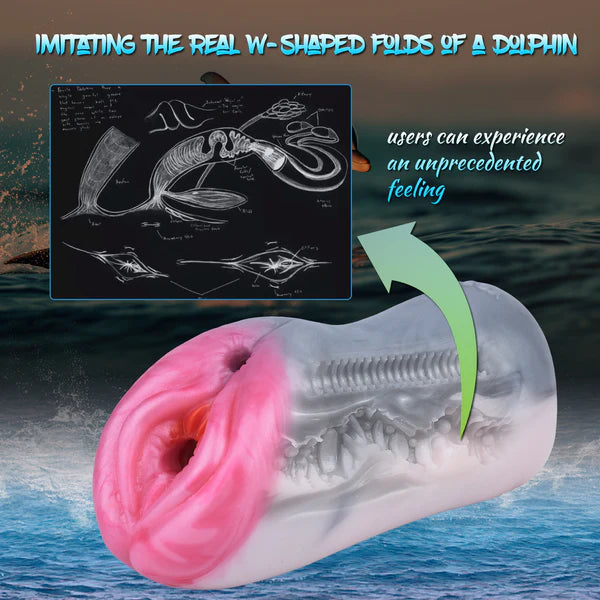 Dolphin Fleshlight Masturbator Male Sex Toy