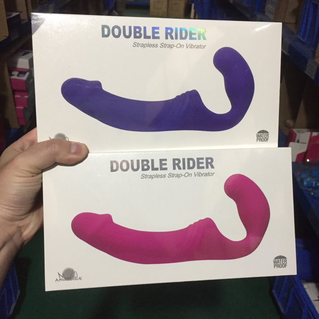 Double Rider Strapless Strap-On Double Dildo For Couples