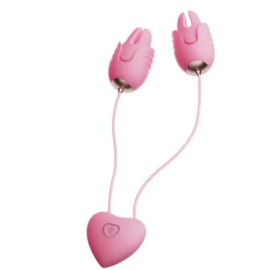 Erocome Puppis 2-in-1 Breast Clip and Wired Vibrator