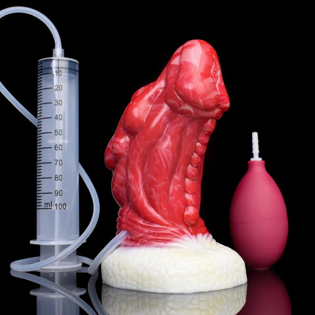 🐲 6.5-Inch Grond - Squirting Dragon Butt Plug, Fantasy Anal Dildo