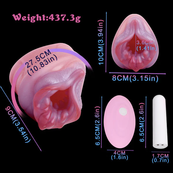 Female alien Vaginal Vibrating Bullet Blow Toy