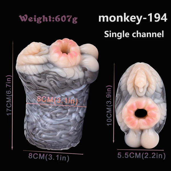 Monkey Male Masturbator - Lifelike Animal Blowjob Toy