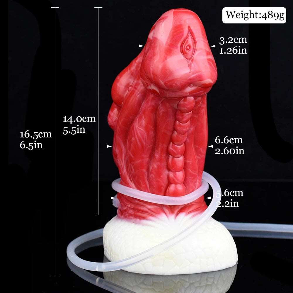 🐲 6.5-Inch Grond - Squirting Dragon Butt Plug, Fantasy Anal Dildo