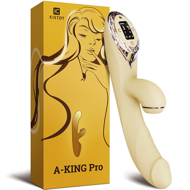 Kisstoy A-King Pro LED Screen Wand Sucking Vibrator