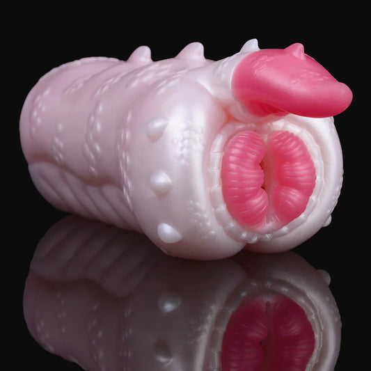 Pig Monster Silicone Tongue Penis Blowjob Toy