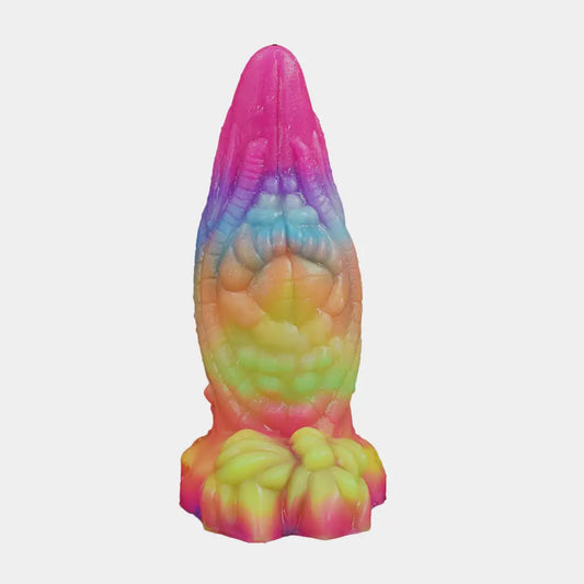 Rainbow Dragon Dildo Luminous Design