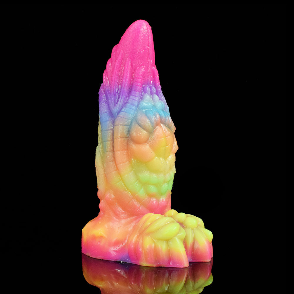 Rainbow Dragon Dildo Luminous Design