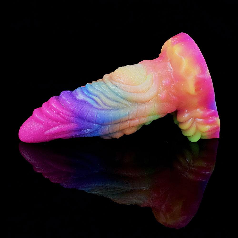 Rainbow Dragon Dildo Luminous Design