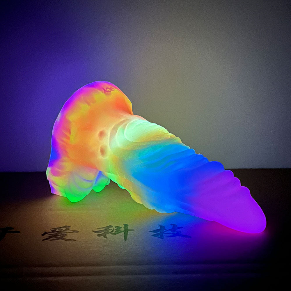 Rainbow Dragon Dildo Luminous Design