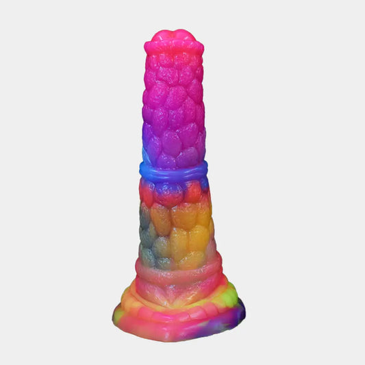 Rainbow Horse Dildo Luminous Design