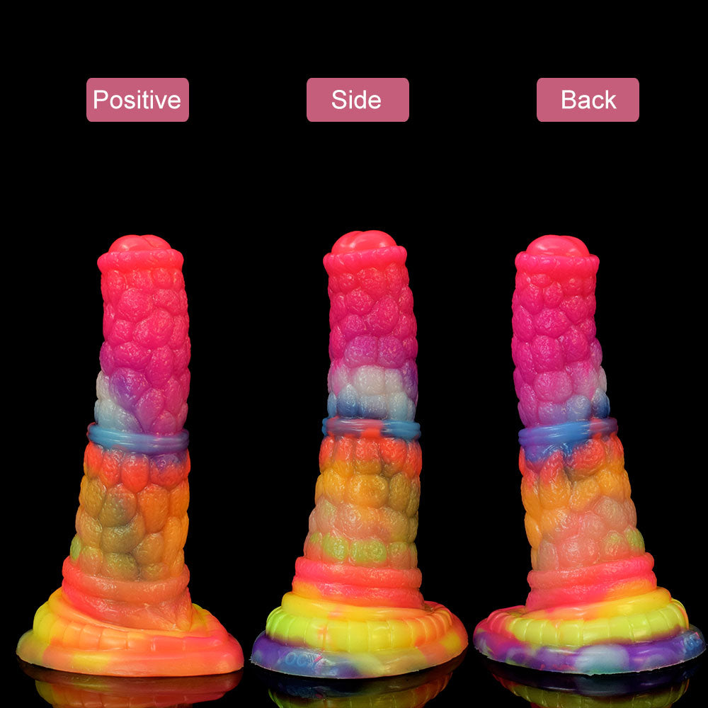 Rainbow Horse Dildo Luminous Design