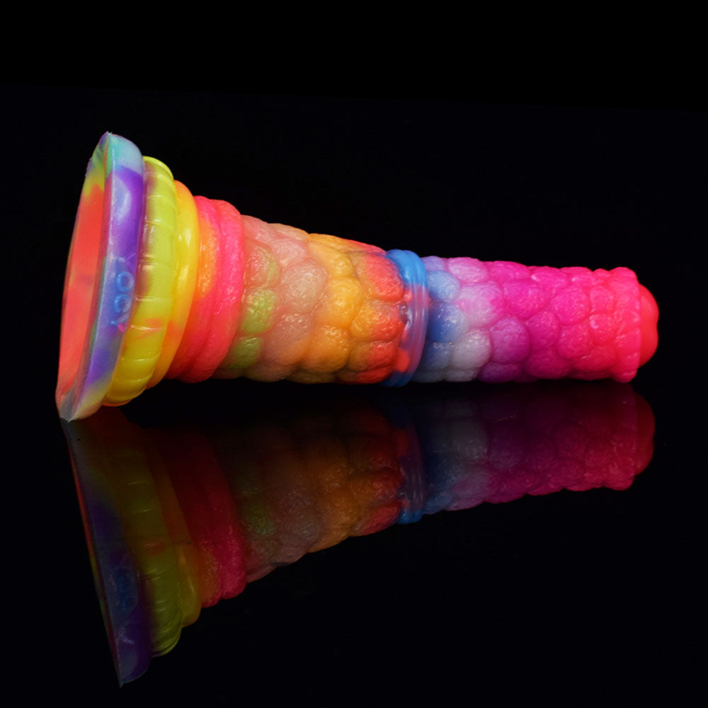 Rainbow Horse Dildo Luminous Design