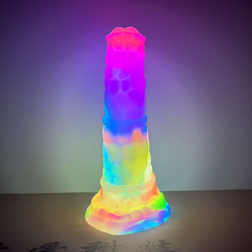 Rainbow Horse Dildo Luminous Design