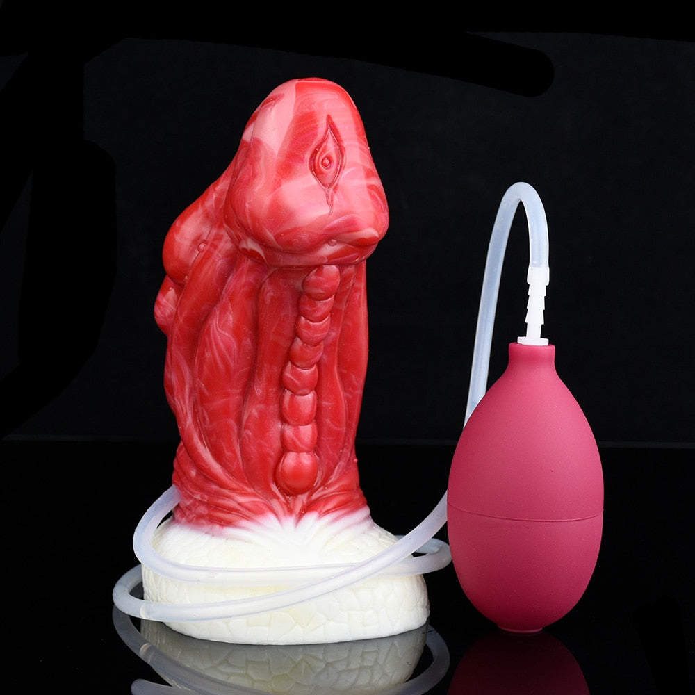 🐲 6.5-Inch Grond - Squirting Dragon Butt Plug, Fantasy Anal Dildo