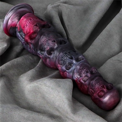 Skull and Pumpkin Anal Toy Dildo 8.66 Inches