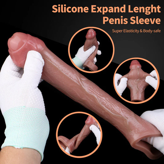 Uncircumcised Penis Sleeve 6.5 Inch