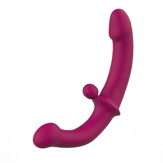 Yunman 10 Inch Double Dildo with Clit Stimulator Ball