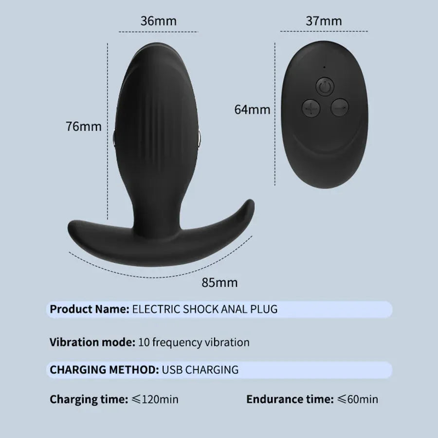 Remote Electric Pulse Anal Vibrator