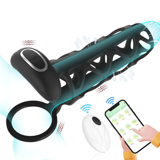 Smart App Control Vibrating Cock Sleeve