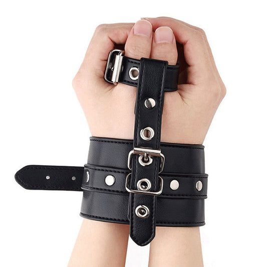 Xinghaoya Leather BDSM Handcuffs