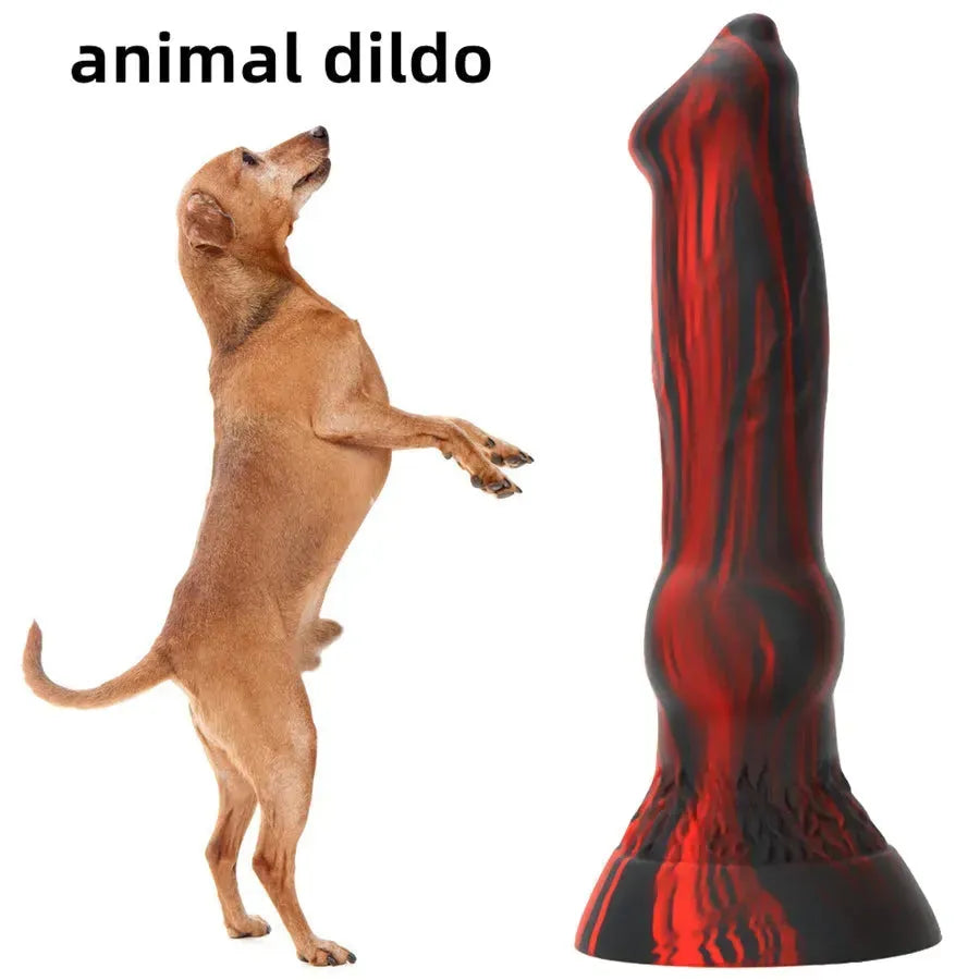 Xinghaoya Silicone Dog Knot Dildo