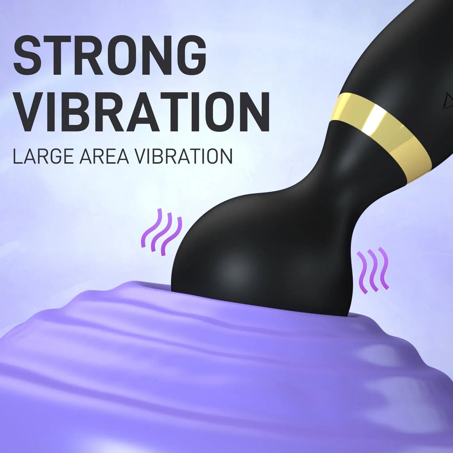 Double Head Wand Vibrator Sex Toy for Women