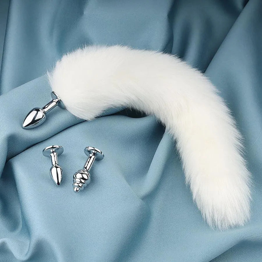 Fox Tail Butt Plug BDSM Toy