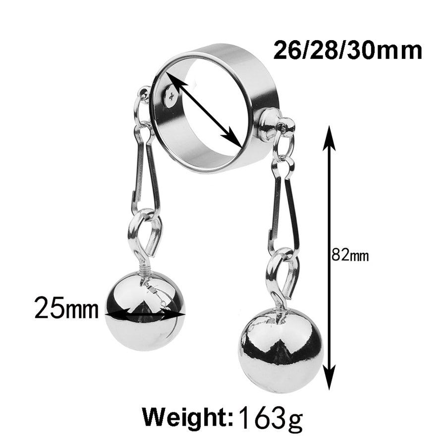 Metal Penis Weight Training Ring