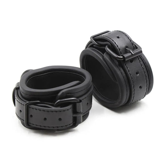 Premium Leather BDSM Bondage Handcuffs