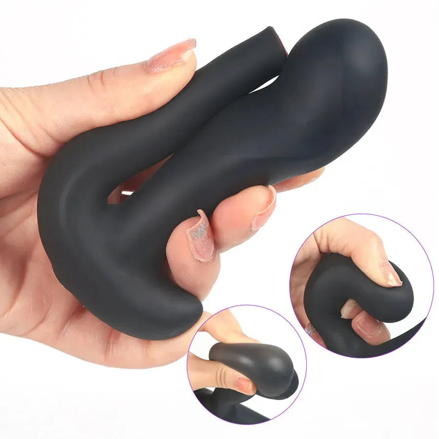 Inflatable Vibating Prostate Massager