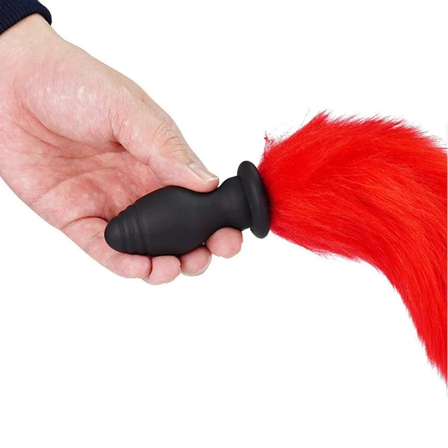 Remote Control Vibrating Tail Butt Plug