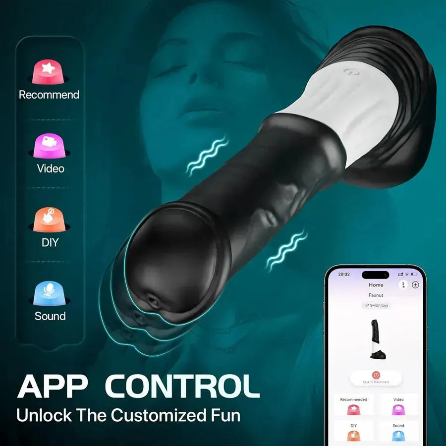 Remote Control Thrusting Horse Dildo