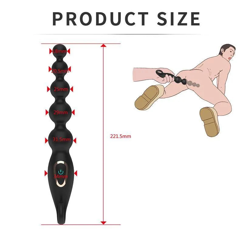 Vibrating Anal Beads Vibrator Sex Toy