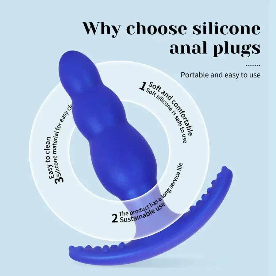 Wearable Silicone Butt Plug