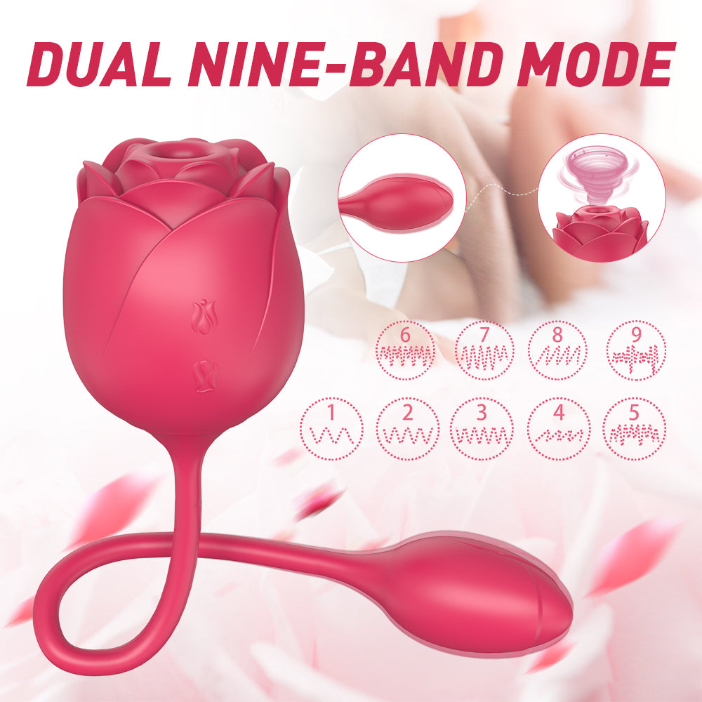 ANESIDORA Rose Sex Toy with Removable Suction Cup